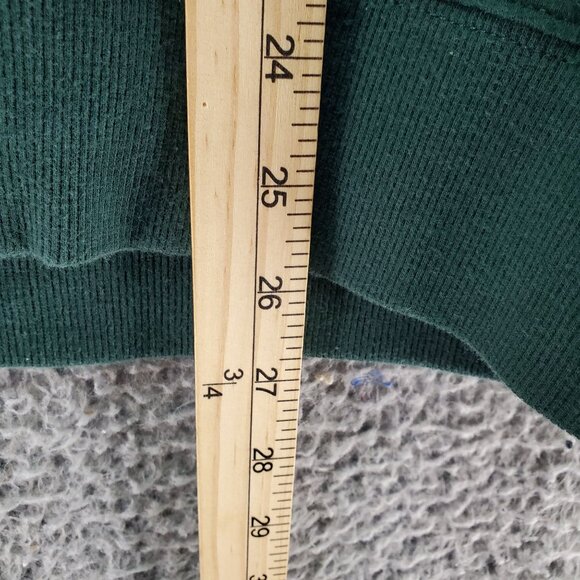 Buffalo David Bitton Top Womens Large Green Pullover Hoodie Sweatshirt - Picture 5 of 9